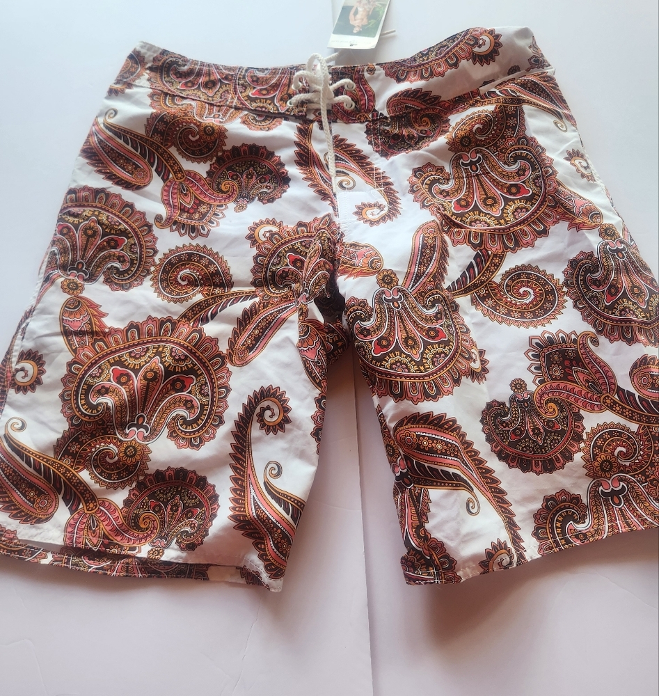 Paisley Print Swim Shorts